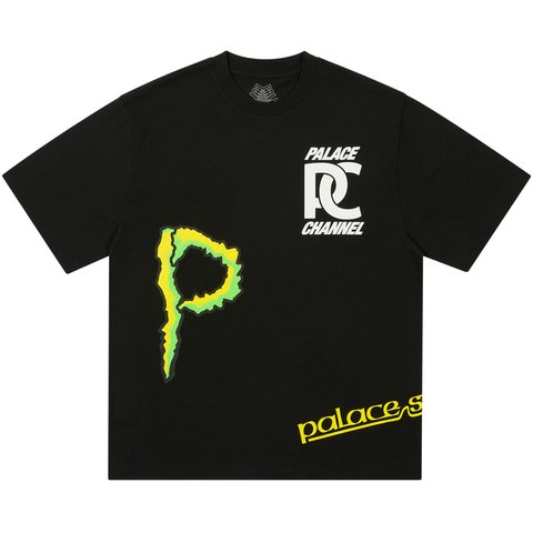 Palace SPONSOR T-SHIRT BLACK - $48.00