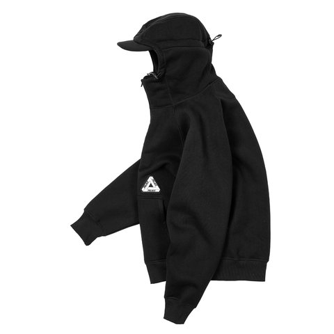 Palace THERMAL BONDED CAP HOOD BLACK - Colorway