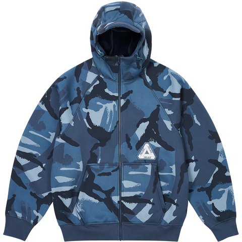 Palace THERMAL BONDED CAP HOOD BLUE DPM - €208.00