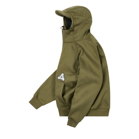 Palace THERMAL BONDED CAP HOOD OLIVE - Colorway