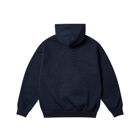 Palace THERMAL EMBOSSED P3 ZIP HOOD NAVY - Colorway