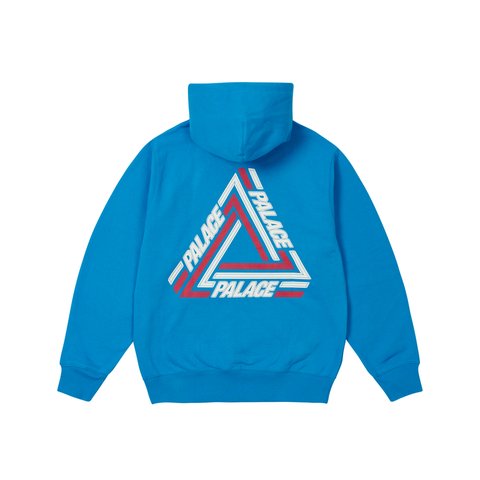 Palace TRI-LINE HOOD AQUATIC BLUE - Colorway