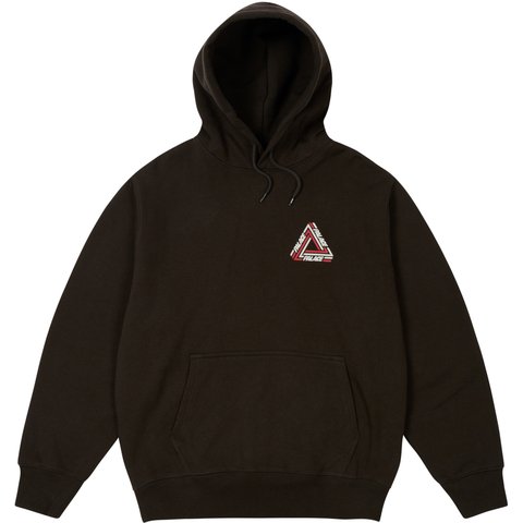 Palace TRI-LINE HOOD BLACK - $158.00