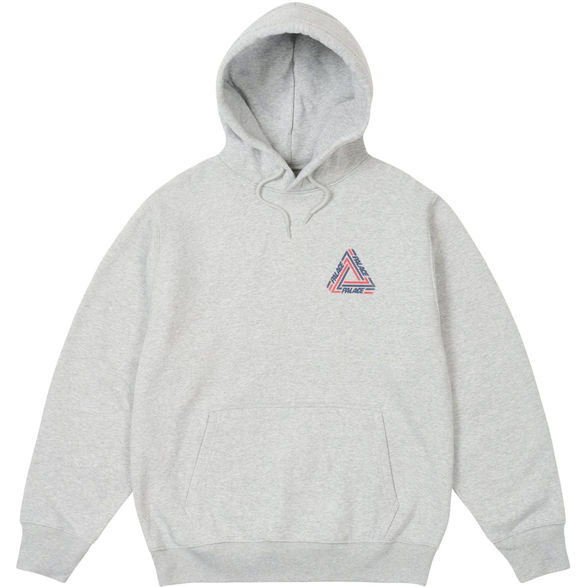 TRI-LINE HOOD GREY MARL