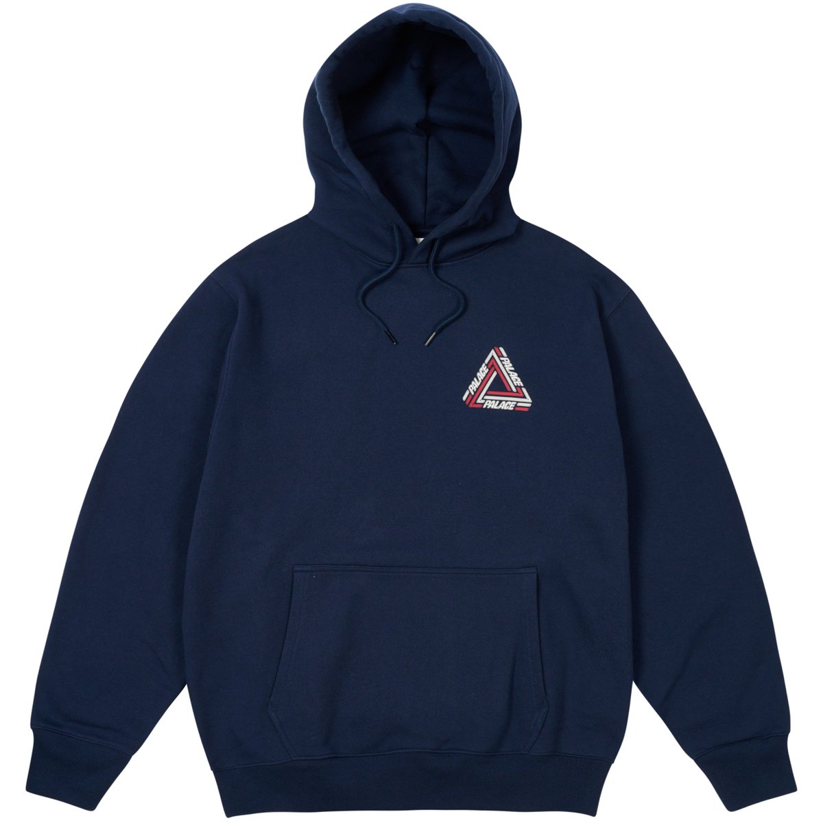 TRI-LINE HOOD NAVY