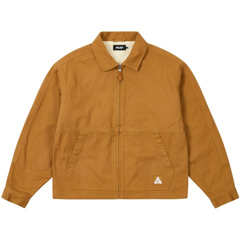 Palace UTILITY FLEECE JACKET BROWN - €288.00