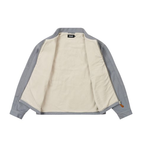 Palace UTILITY FLEECE JACKET GREY - Colorway