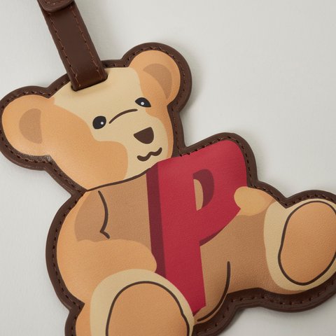 Palace BEAR PALACE LOVE LUGGAGE TAG CREAM - Colorway