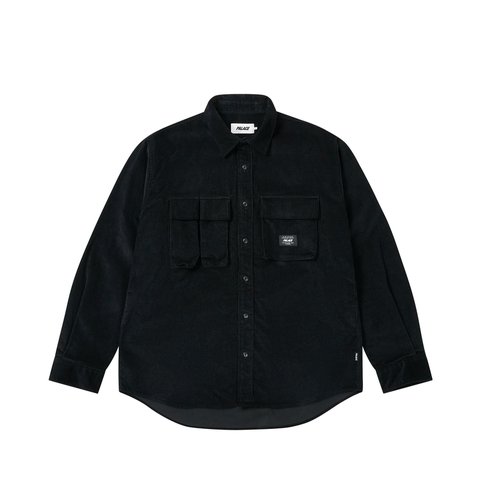 Palace DOUBLE POCKET CORD OVERSHIRT BLACK - Colorway