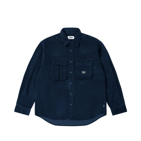 Palace DOUBLE POCKET CORD OVERSHIRT NAVY - Colorway