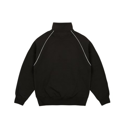 Palace FAST LOGO 1/4 ZIP BLACK - Colorway