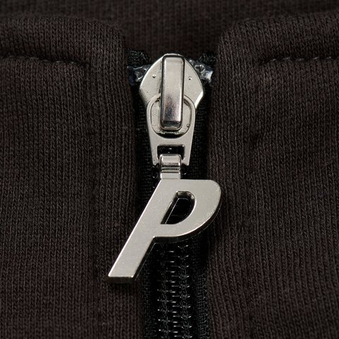 Palace FAST LOGO 1/4 ZIP BLACK - Colorway