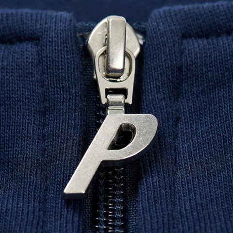 Palace FAST LOGO 1/4 ZIP NAVY - Colorway