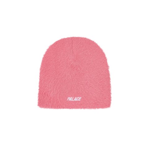 Palace FAUX MOHAIR P NEIN CUFF BEANIE POSH PINK - Colorway