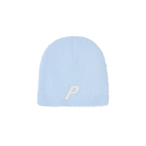 Palace FAUX MOHAIR P NEIN CUFF BEANIE SKYLINE BLUE - Colorway