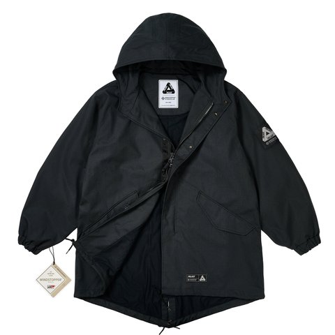 Palace GORE-TEX WINDSTOPPER P51 PARKA BLACK - Colorway