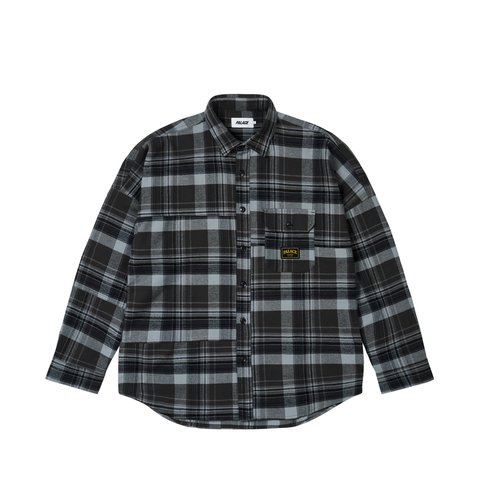 Palace LUMBER YAK PATCH OVERSHIRT BLACK - Colorway