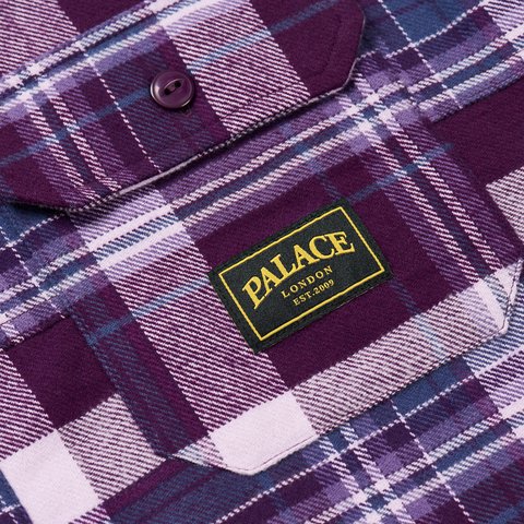 Palace LUMBER YAK PATCH OVERSHIRT PURPLE - Colorway