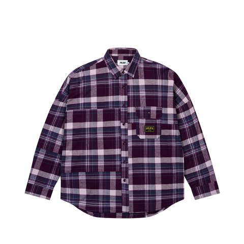 Palace LUMBER YAK PATCH OVERSHIRT PURPLE - Colorway