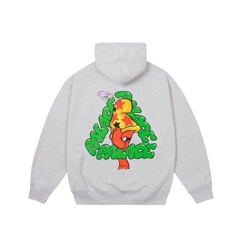 Palace MARK BODĒ HOOD GREY MARL - Colorway