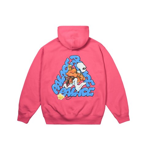 Palace MARK BODĒ HOOD POSH PINK - Colorway
