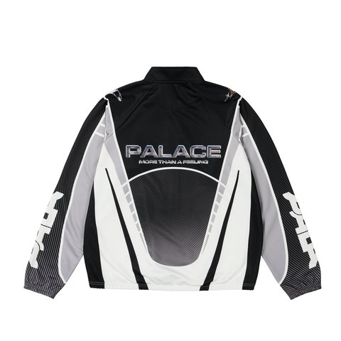 Palace MORE THAN A CYCLING ZIP JACKET BLACK / SILVER - Colorway