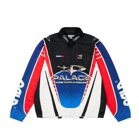 Palace MORE THAN A CYCLING ZIP JACKET RED / BLUE - Colorway
