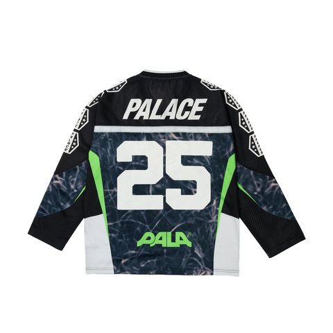 Palace NO BITIN' HOCKEY JERSEY BLACK - Colorway
