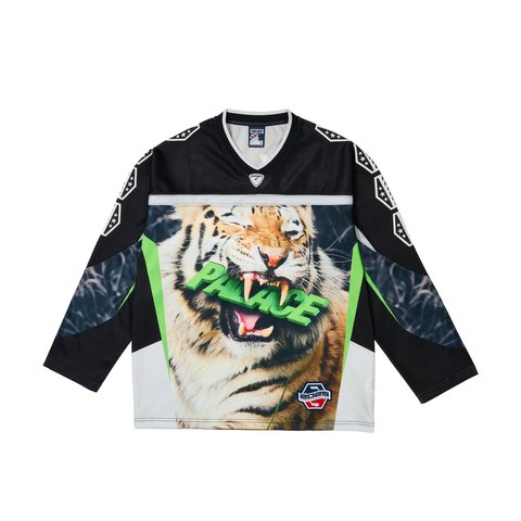 Palace NO BITIN' HOCKEY JERSEY BLACK - Colorway
