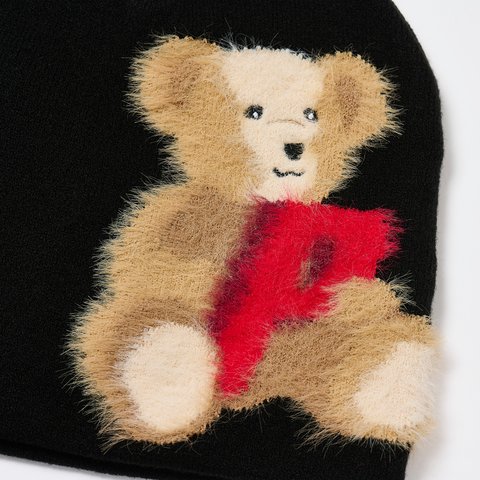 Palace P BEAR NEIN CUFF BEANIE BLACK - Colorway