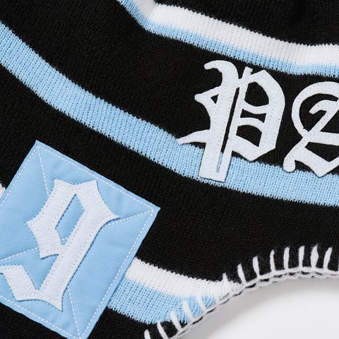 Palace PALACE UNION PERUVIAN BEANIE BLACK - Colorway