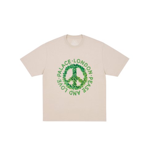 Palace PEASE AND LOVE T-SHIRT STONEY GREY - Colorway