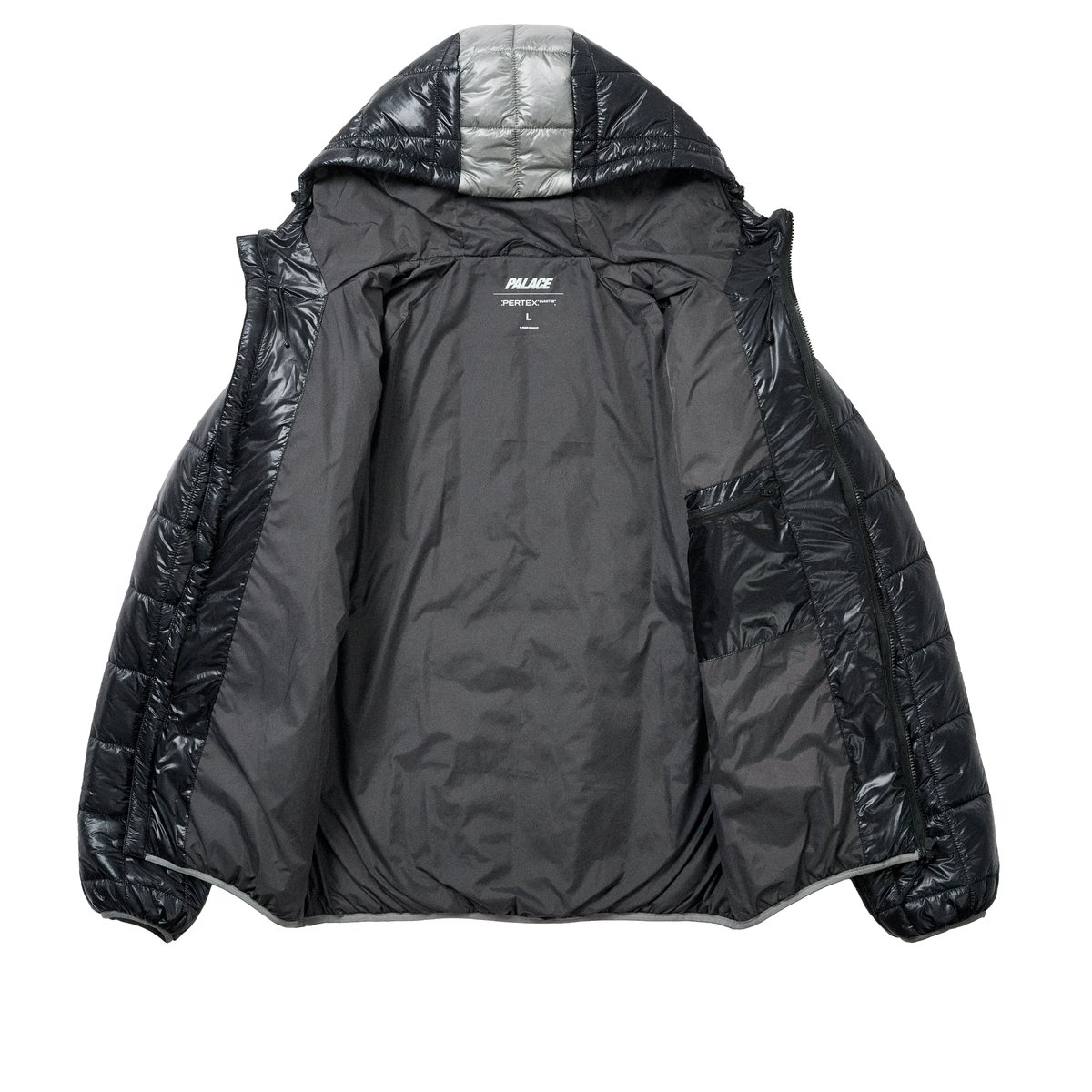 PERTEX NETPLUS MICROLITE JACKET BLACK / CARBON - Palace