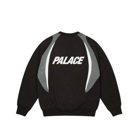 Palace PHANTASY WARM UP CREW BLACK - Colorway