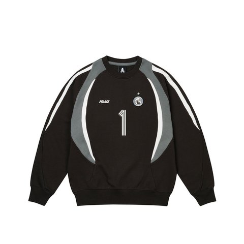 Palace PHANTASY WARM UP CREW BLACK - Colorway