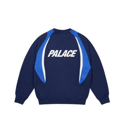 Palace PHANTASY WARM UP CREW BLUES - Colorway