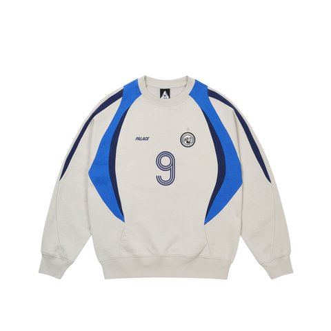 Palace PHANTASY WARM UP CREW GREY - Colorway