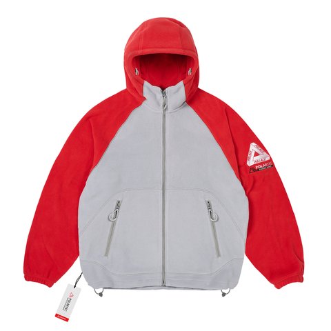 Palace POLARTEC JACKET GREY / RED - Colorway