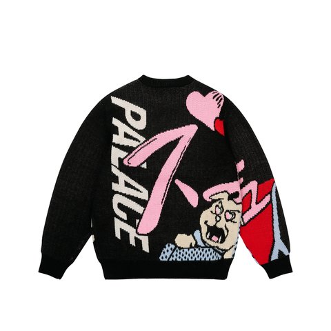 Palace REAR VIEW KNIT BLACK - Colorway