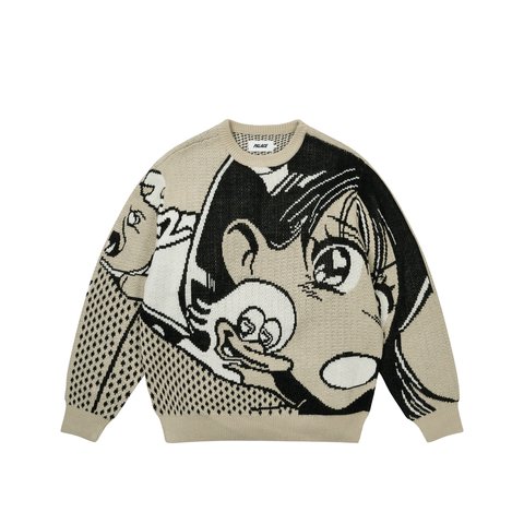 Palace REAR VIEW KNIT GREY - Colorway