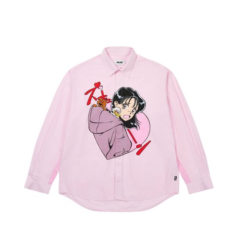 Palace REAR VIEW SHIRT PINK - Colorway