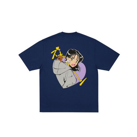 Palace REAR VIEW T-SHIRT NAVY - Colorway