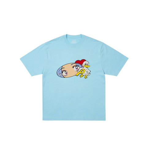 Palace REAR VIEW T-SHIRT SKYLINE BLUE - Colorway