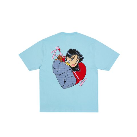 Palace REAR VIEW T-SHIRT SKYLINE BLUE - Colorway