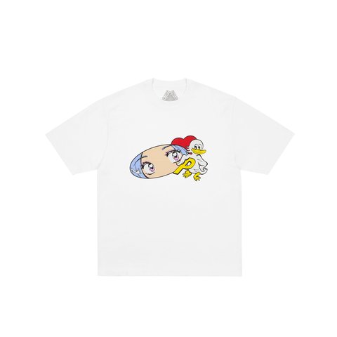 Palace REAR VIEW T-SHIRT WHITE - Colorway
