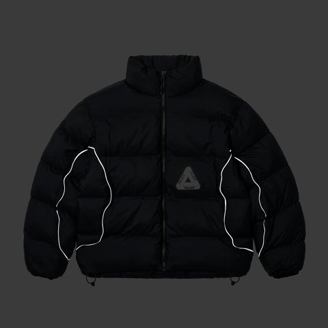 Palace RIPSTOP PUFFA BLACK - Colorway