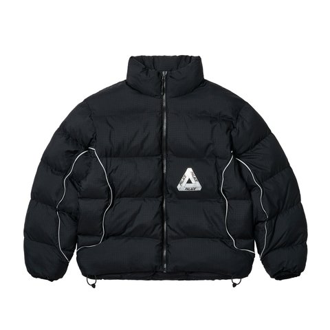 Palace RIPSTOP PUFFA BLACK - Colorway