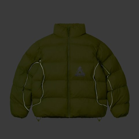 Palace RIPSTOP PUFFA LIME - Colorway