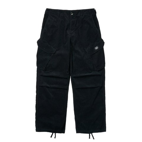 Palace RN CORD CARGO TROUSER BLACK - Colorway
