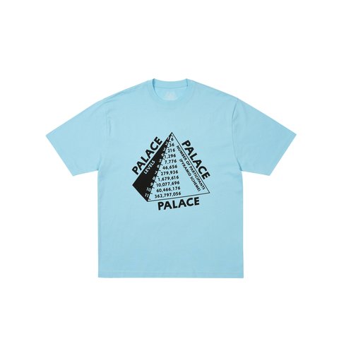 Palace SCHEME T-SHIRT SKYLINE BLUE - Colorway